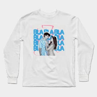 blah blah blah design with Brent and Pierson Long Sleeve T-Shirt